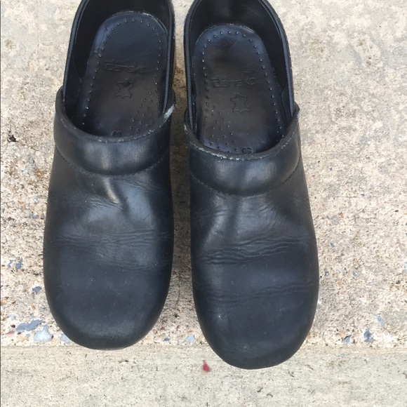Dansko Black Leather Classic Clog sz 39 US 8-9 - Picture 8 of 8